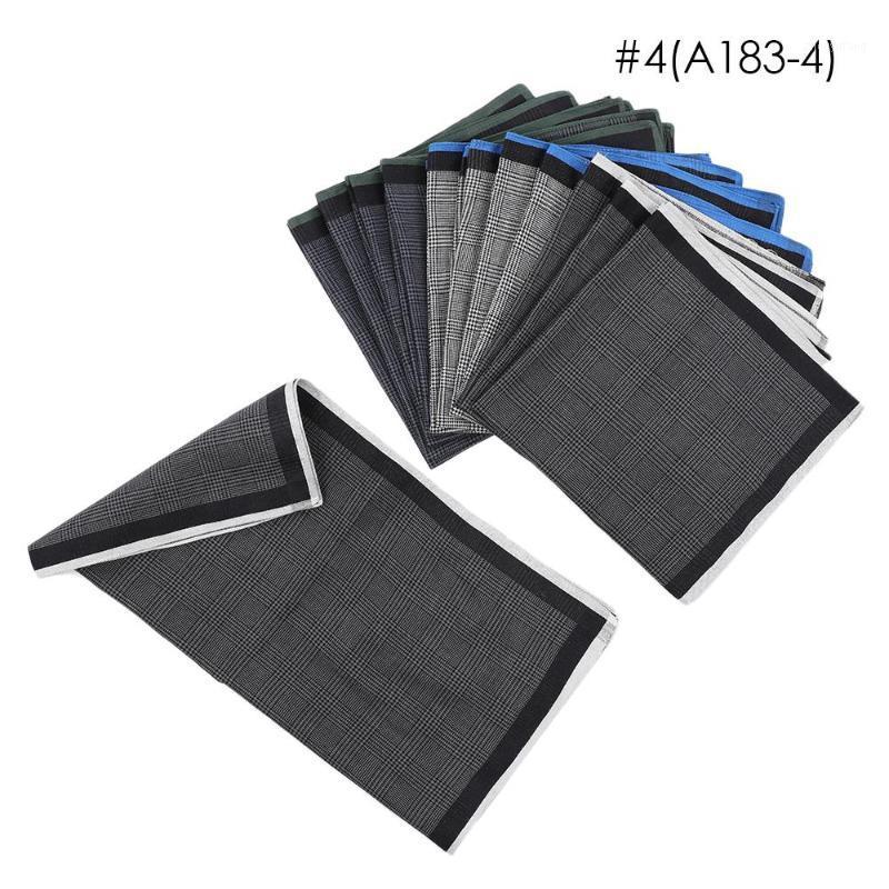 

Handkerchief Plaid Stripe Business Chest Towel Men'S Handkerchiefs Gift Set Dockers Classic Gentleman Hankie Assorted 12pcs/Pack 100% Cotton, White