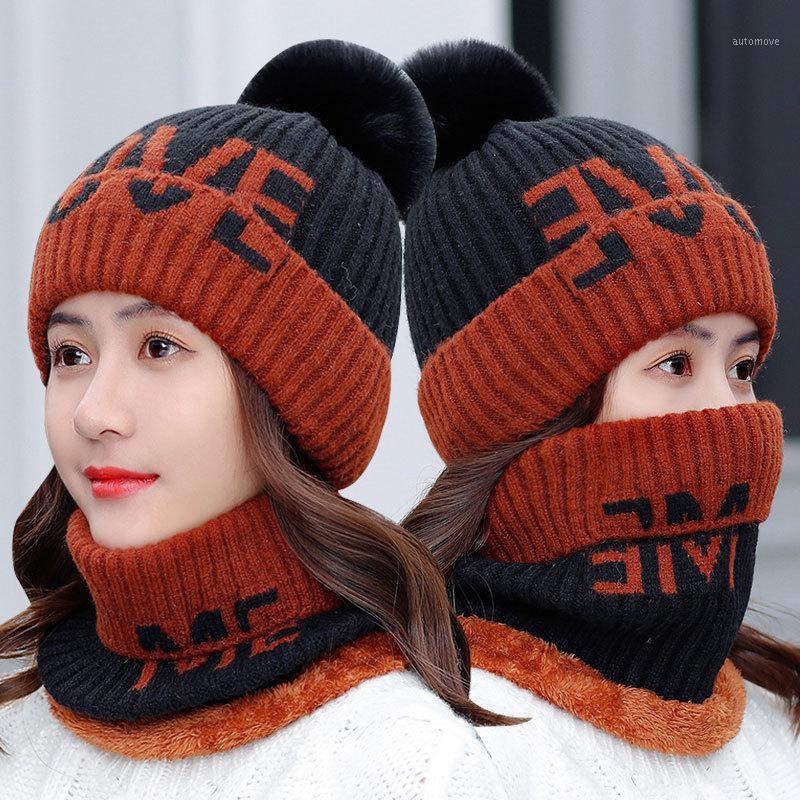 

Wool cap children in autumn and winter add velvet thickened warm northeast windproof cold cap winter cycling neck knitting1, Black