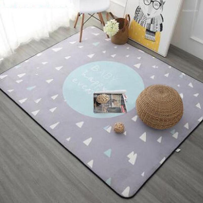 

INS European Thicken Soft Kids Room Play Mat Modern Bedroom Area Rugs Large Pink Carpets crawling pad for Living Room 120x180cm1