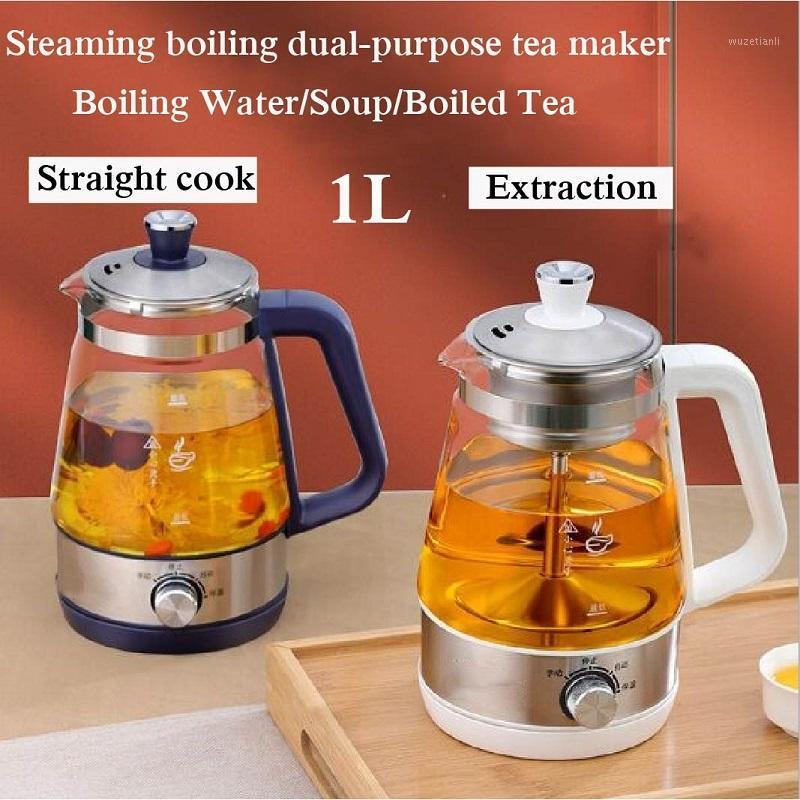 

1000ML Maker Glass Steaming Teapot Automatic Thermal Insulation Steam Boiling Teapot Health Pot Heating Pot1