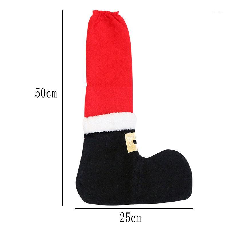

4pcs New Christmas Table Corner Set Belt Buckle Christmas Table Foot Cover Restaurant Bar Chair Foot Cover1