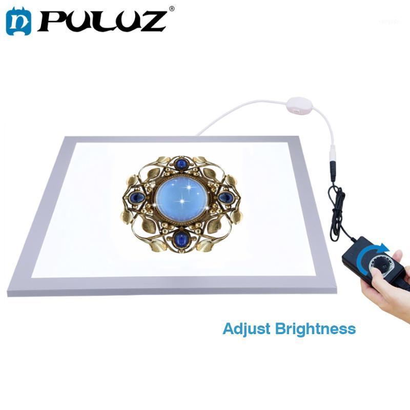 

PULUZ 38x38cm 15in Photo 1200LM LED Photography Shadowless Bottom Light Dimmable Lamp Panel with 40x40cm Studio Shoot lightbox1