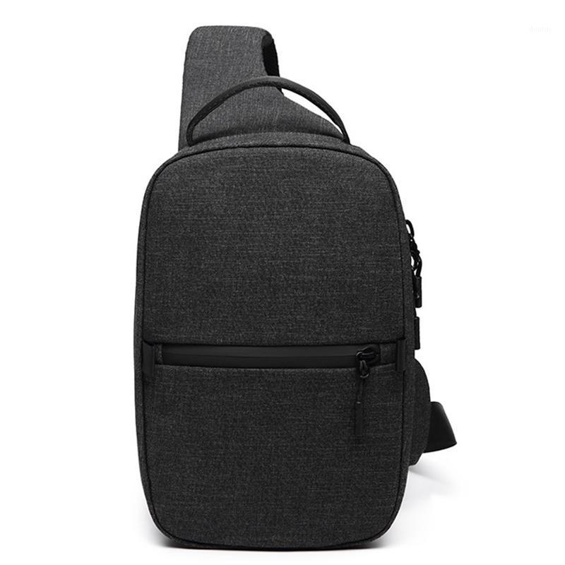 

High Quality Anti-Theft Chest Pack for Men Fashion Messenger Bags Short Trip Casual Crossbody Bag Male Shoulder Chest Bag1, Black