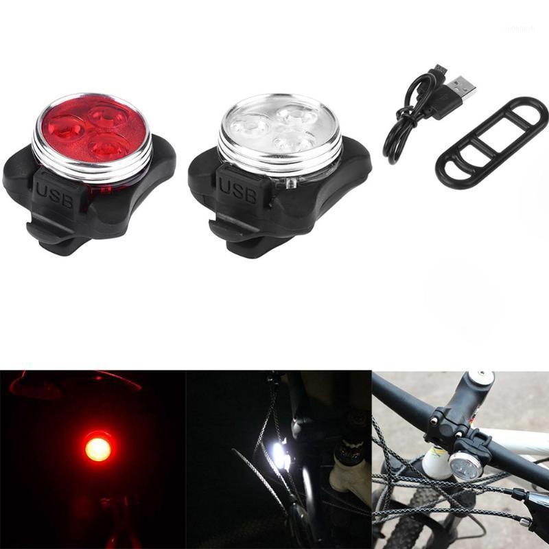 

USB Rechargeable Cycling Bicycle Light Mountain Bike Super Light Charging Taillight Outdoor Headlight Front Tail Clip Lamp1