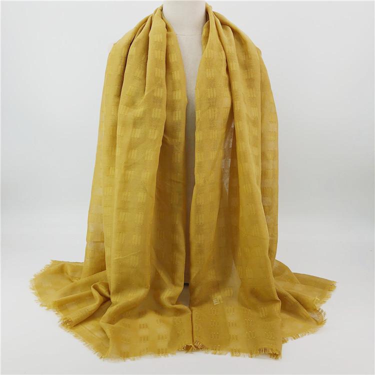 

10 Colors Women jacquard scarf Gold shiny female shawl gift for girls free shipping