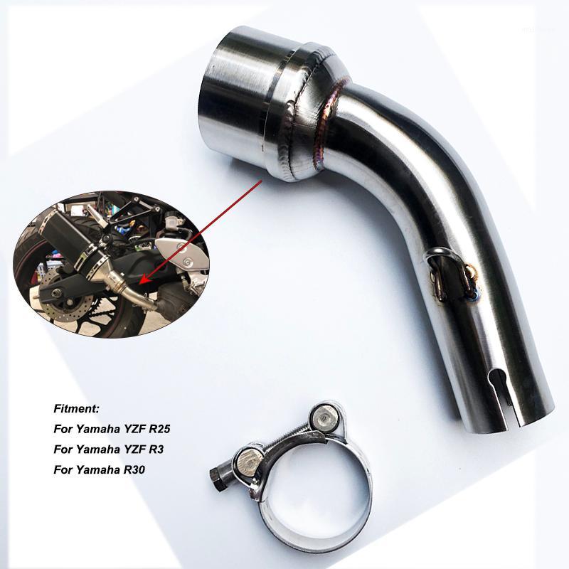 

YZF R3 R25 R30 Motorcycle Adapter Exhaust middle pipe Muffler link pipe middle section For YZF R3 R25 2020 20201