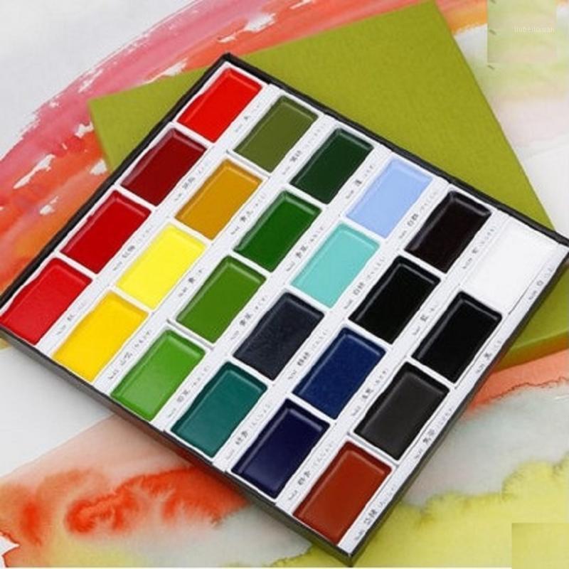 

Kuretake solid watercolor paint 12/18/24/36 colors for choose pigment art supplies1
