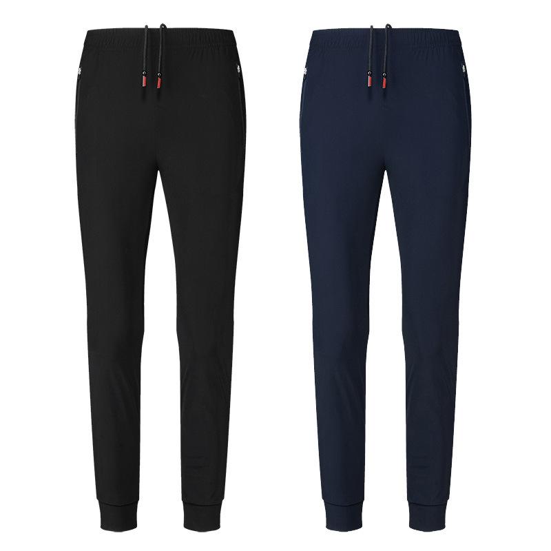 

Quick-Dry Pants Men Outdoor Sports Korean Style Loose Casual Couple Summer Thin Spring Summer Elastic Overalls Pants Women, Black men