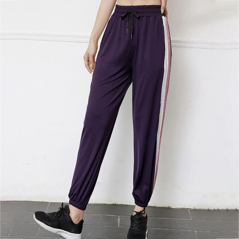 

Women Yoga Pilates Pants Casual Slim High-Elastic Waist home Gym Fitness Pants Female Sports Jogger Pant1, Purple