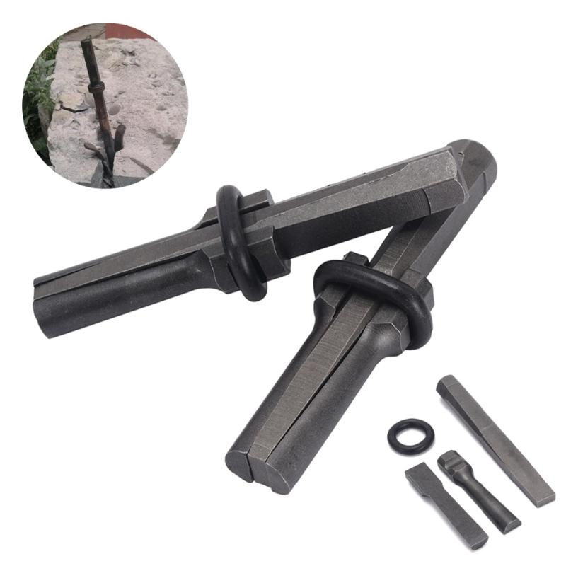 

7 Set New Stone Splitter 16mm 18mm Metal Plug Wedges and Feathers Shims Concrete Rock Splitters Hand Tool