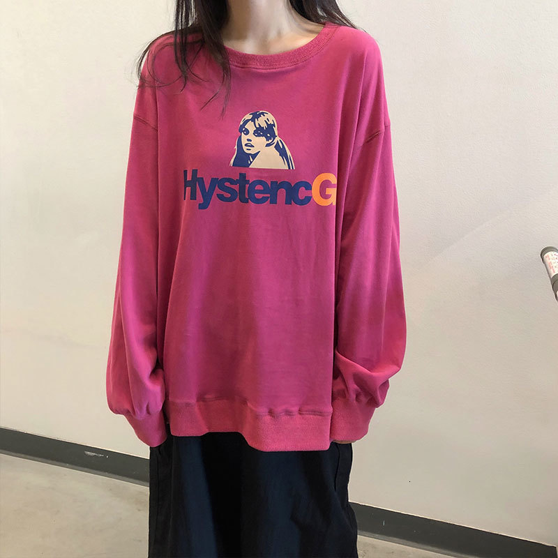 

2021 New Autumn winter Korean style manga long thick hot printing women pullovers sweatshirts (x1129) TTVP, Same pictures