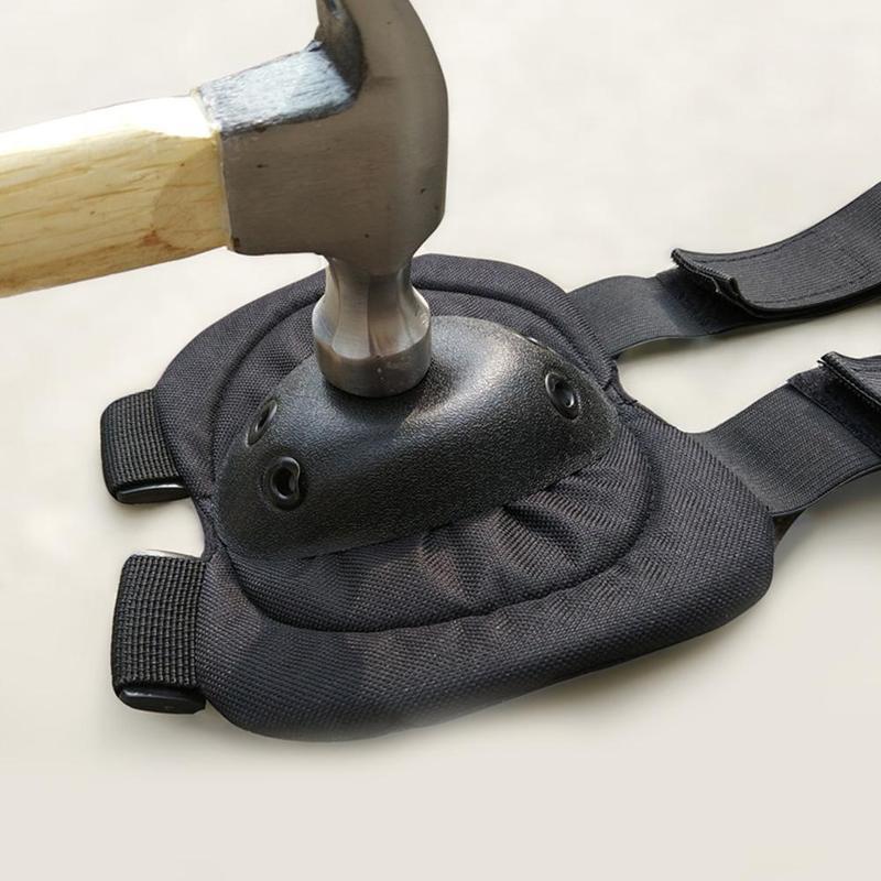 

Tactical KneePad Elbow Pad Knee Elbow Protector Army Outdoor Sport Working Hunting Skating Safety Gear Kneecap1, Black-a