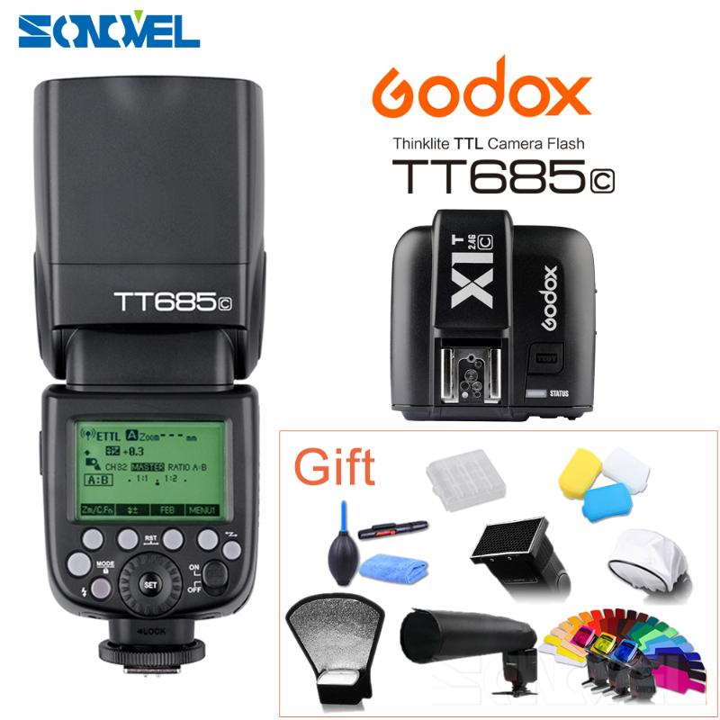 

Godox685 Flash Speedlite 2.4G 1/8000sL GN60 Flash Speedlite+X1T trigger For
