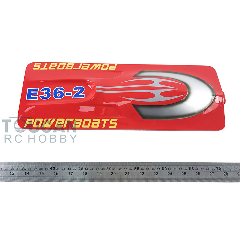 

E36 KIT 30" Electric RC boat Well Painted Fiber Glass Monohull Boat Hull only for Advanced Player Red TH02648