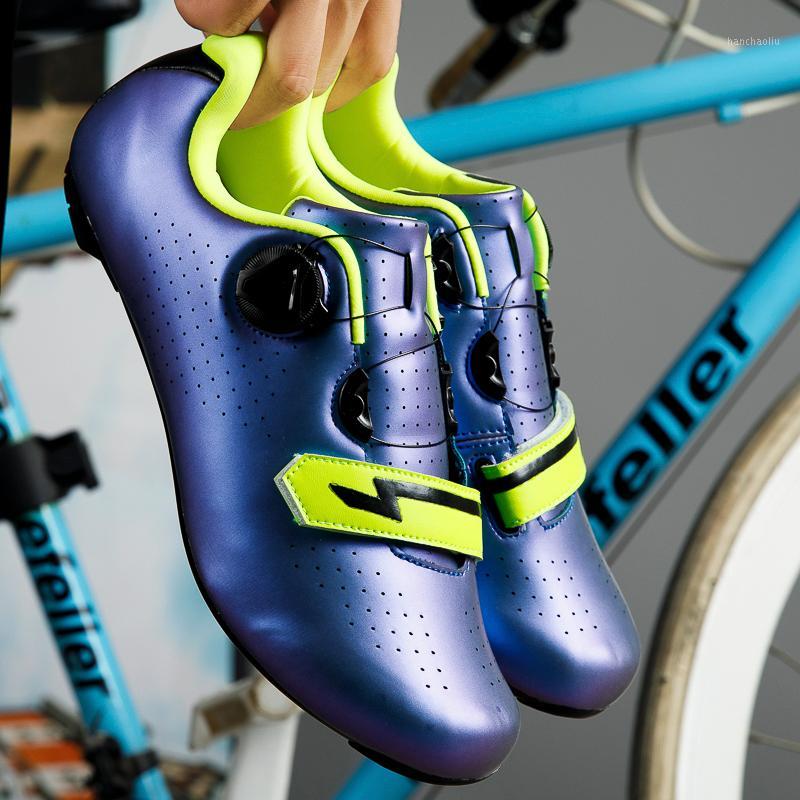 

Mountain biking shoes cycling shoes road bike men road ultralight bicycle sneakers self-locking professional breathable1, Blue 1(no lock)
