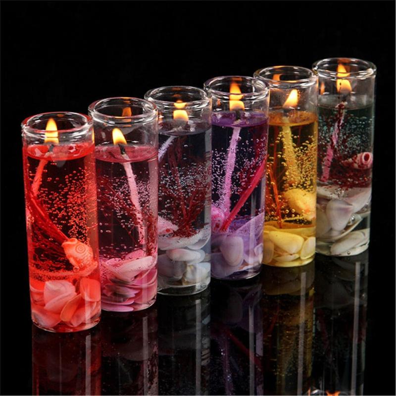 

Party Decoration Clearance Sale Colorful Jelly Wax Decorative Candle Candles Wedding Sparkling Birthday Sparklers Bougie Anniversaire