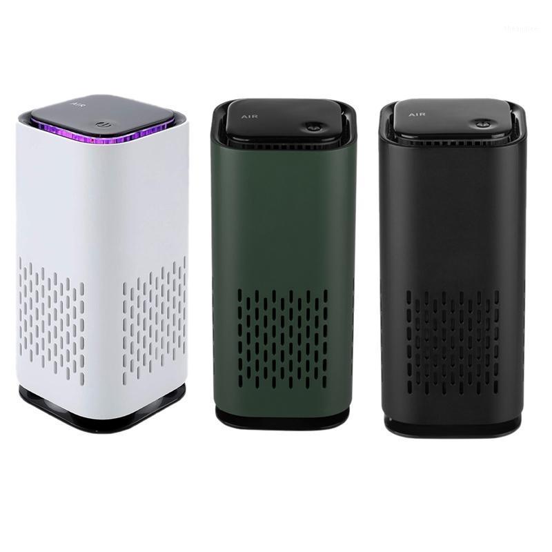 

Portable Air Purifier, USB Negative Ion Generator Air Freshener,Car Bedroom Allergies Pets Smoke Pollen Cleaner1