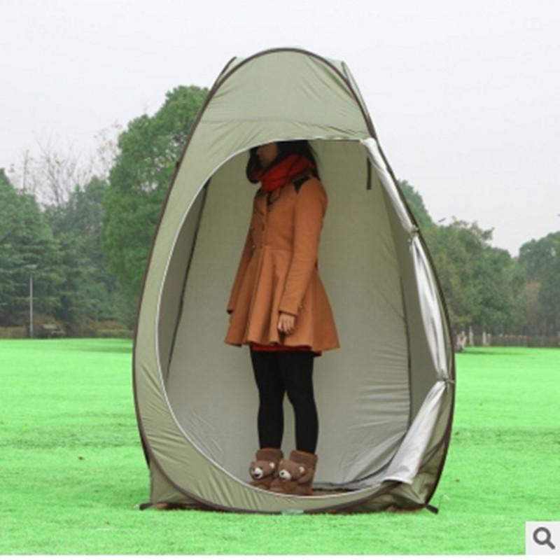 

Outdoor Waterproof Camping Shelter Changing Room Dressing Cabin Wardrobe Bathing Shower Move Toilet WC Single Tent Locker Room1