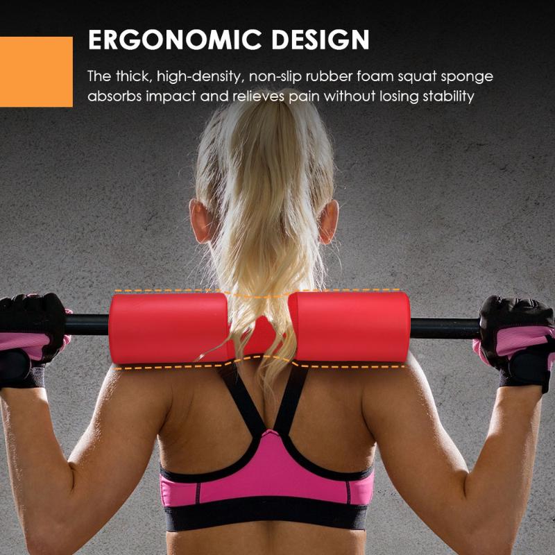 

2021 Barbell Pad Squat Protector Weightlifting Neck Cover Squat Pad Shoulder Protective Bridge Hip Push Bar Protection
