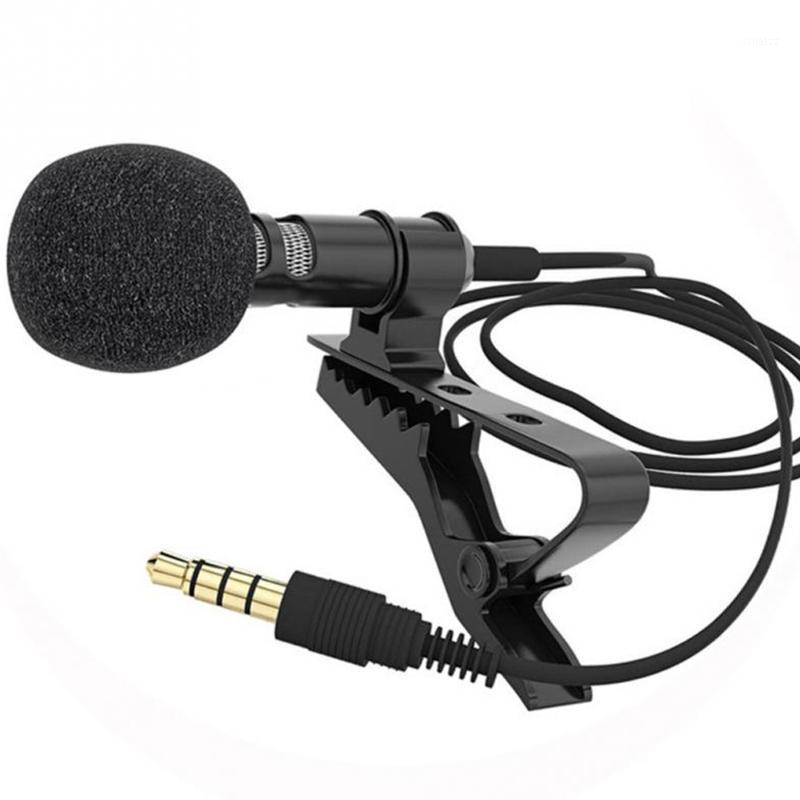 

3.5mm Clip Tie Collar Microphone for Mobile Phone Speaking in Lecture 1.5m Bracket Clip Vocal Audio Lapel Microphones1