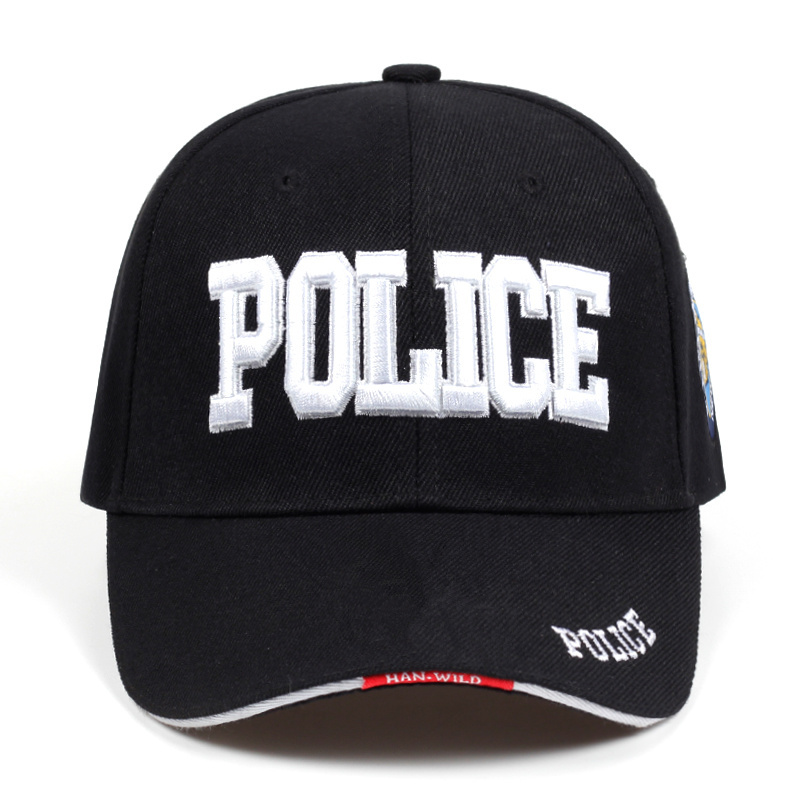 

2019 New POLICE Mens Tactical Cap SWAT Baseball Cap Men Gorras Para Hombre Women Snapback Bone Masculino Army Cap LetterX1016, Black