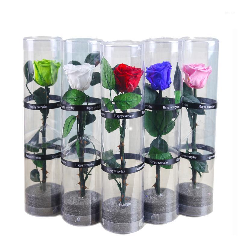 

4-5CM head,Grade A Natural Preserved a single rose flower,Real Eternal rose for Wedding Party home Decoration,Display Flower1