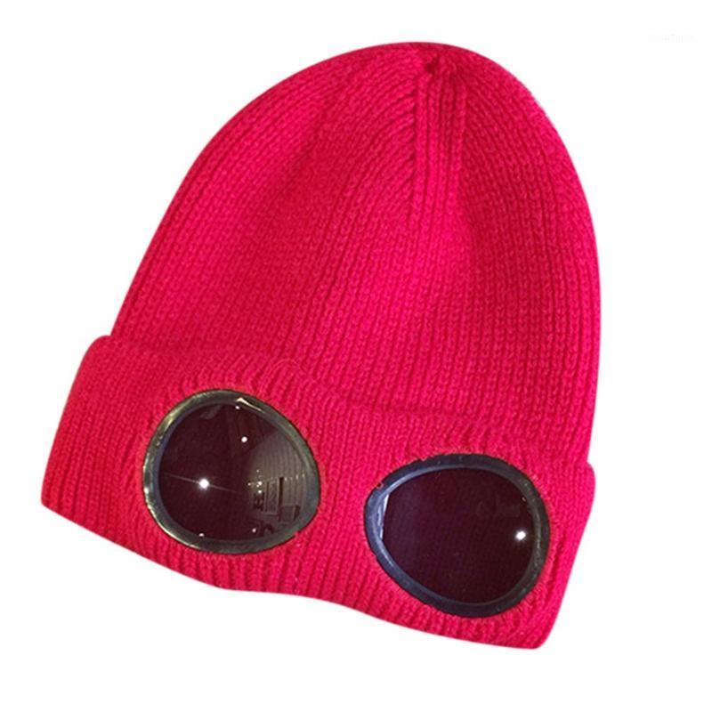 

Winter Knitted hats Outdoor Sports Snowboarding Cap Winter Windproof Thick Warm Running Cap Ski Running Caps1, Red