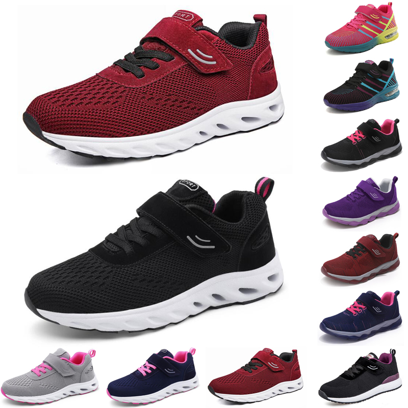 

2020 designer women casual shoes black Gray purple pink Breathable soft Lightweight women tainers outdoor sports sneakers size 35-40, #1