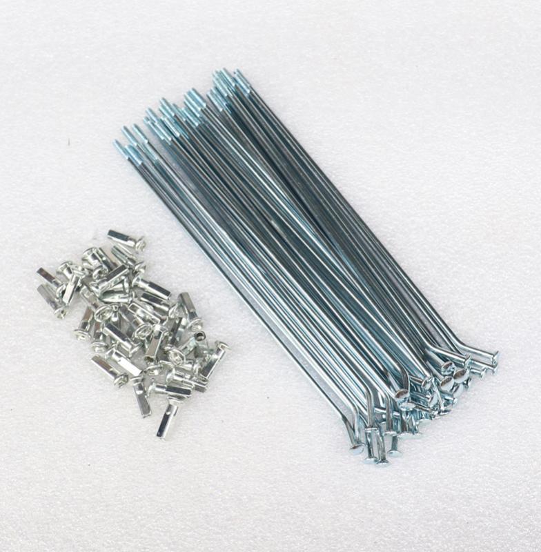 

10K 187mm 36 Pcs Wheel Steel Spokes Nipples for Pit Bike Enduro Spokes Steel Wire Cap Hat for CRF KXF YZF WR BSE1