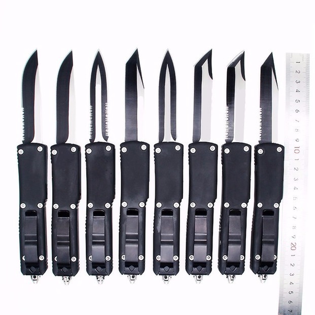 

Combat Dragon L Serials smooth automatic auto Double Action Tactical Pocket Folding Edc Knife Fishing Hunting Knives Xmas Gift
