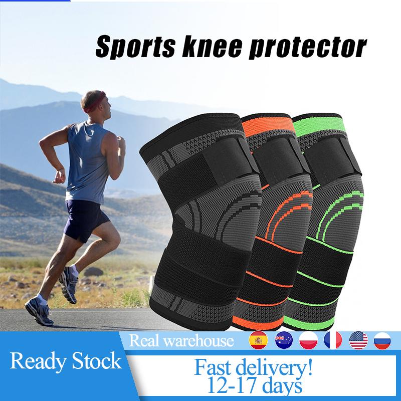 

Kneepad Elastic Bandage Pressurized Breathable Knee Support Protector for Fitness running Arthritis muscle joint Brace 1pcs, Green