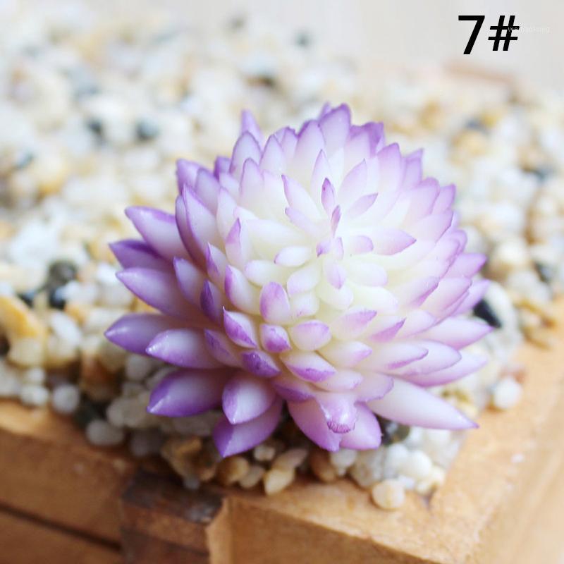 

Artificial Succulent Plants 6cm/2.36inches 4cm/1.57inches Home Office Table Desktop Fake Plants Decor Plastic Bonsai Plant1