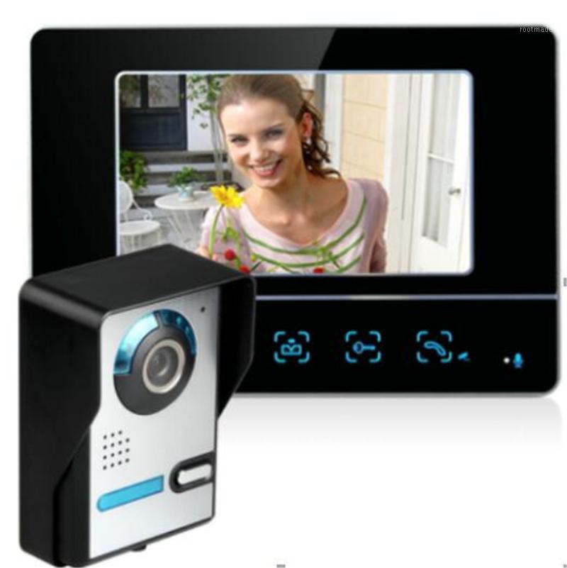 

7 Inch Touch Keypad 700 TVL Two Way Intercom Video Door Phone1