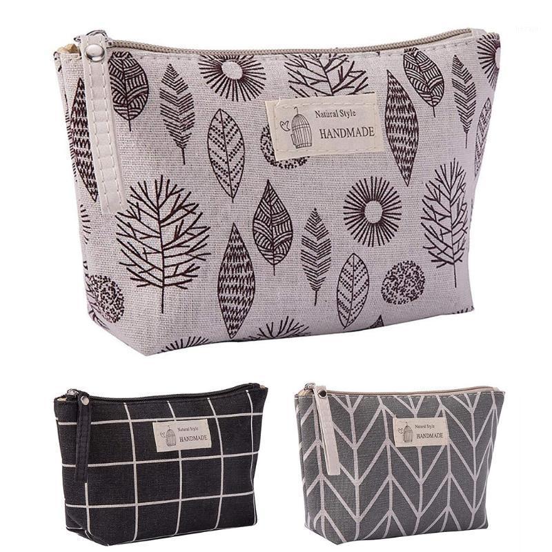 

Women Cosmetic Bags Ladies Zipper Makeup Bag Canvas Phone Coin Handbag Travel Neceser Beauty Wash Organizer Bag Pouch k11
