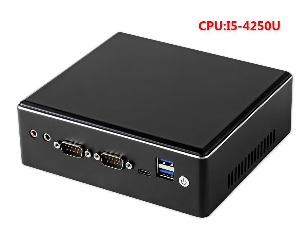 

2021 Desktop Computers Windows 10 Mini PC Small Office PC TV Box Gaming Nuc Intel -4250U CPU Linux DDR3 2* RJ45 RS-232