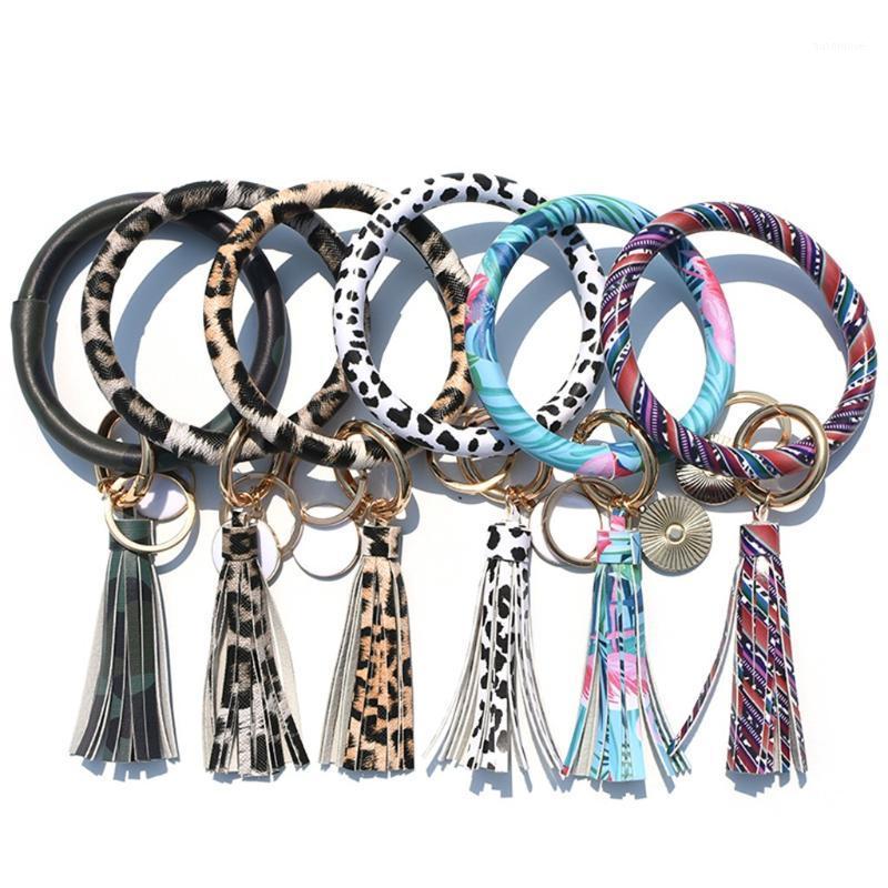 

Fashion Trend Simple Large Leather Bracelet Tassel Keychain Jewelry Large leather bracelet simple keychain Dropshipping Gifts1