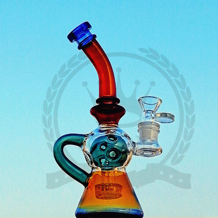 

Bong beaker shape mini bongs heady pink purple blue green glass pipe water pipe
