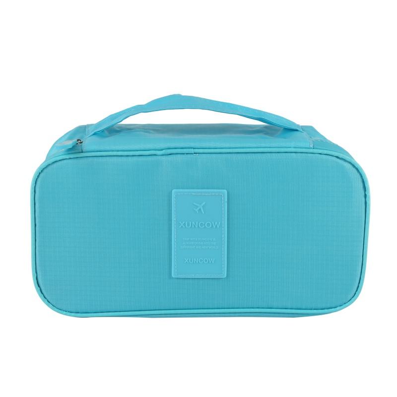 

Solid Waterproof Travel Bags Nylon Travel Cosmetic Bag Toothbrush Pouch Toiletries Storage Luggage Organizer