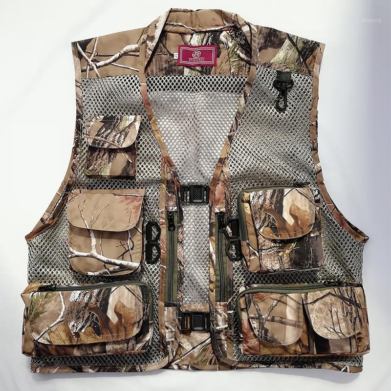 

Summer Fishing Photography Oxford Vest Outdoor Hunting Hiking Travel Working Waterproof Multi-pocket Clothing Men Women1, Black