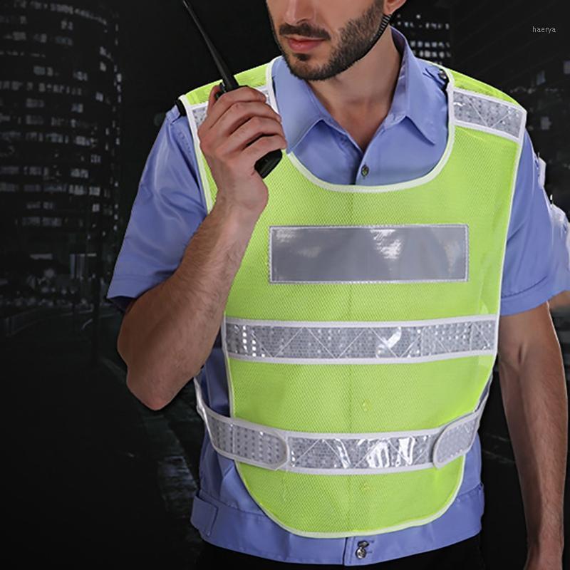 

Reflective Vest High Visibility Safety Gear Outdoor Protector Tank Top Construction Driving Warning Wear Outer Workwear1