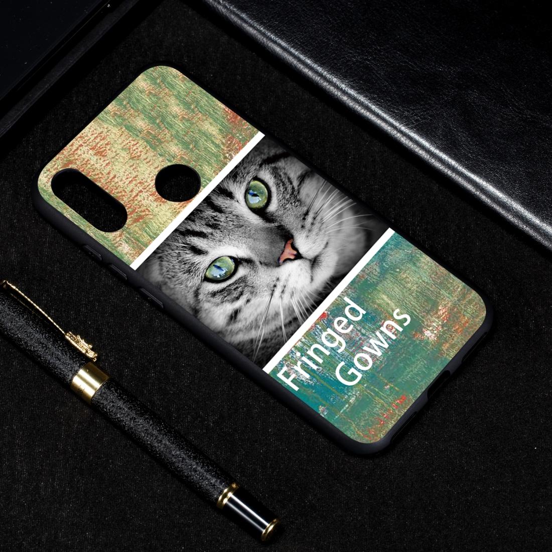 

Cat Painted Pattern Soft TPU Case for Huawei Y6
