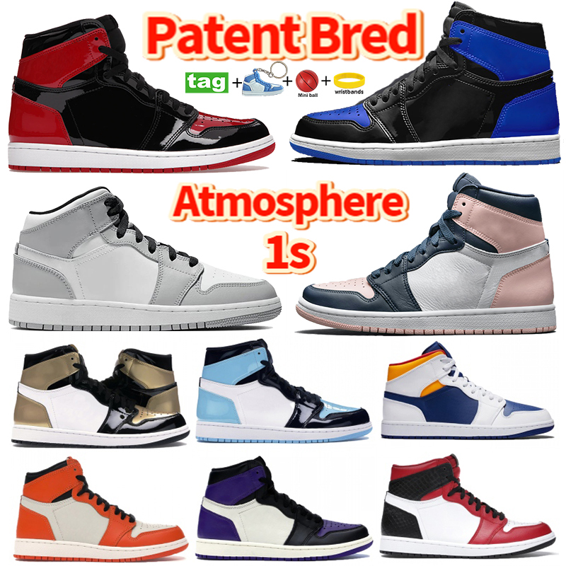 

Fashion 1 1s Mens Basketball Shoes Royal Patent Bred Mid Light Smoke Grey Chicago University Blue A Ma Maniere Bordeaux Prototype Men Sneakers Women Trainers, #48- bubble wrap packaging