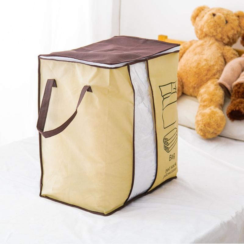

45*51*29cm Non-woven Portable Clothes Storage Bag Organizer Folding Closet Organizer for Pillow Quilt Blanket Bedding Supplies1