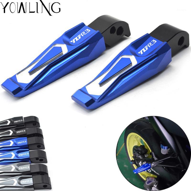 

Motorcycle Accessories For YZF-R3 YZFR3 YZF R3 R300 CNC Aluminum Foot Rests Foot Pegs Pedals Rear Footrests Footpegs Rest1