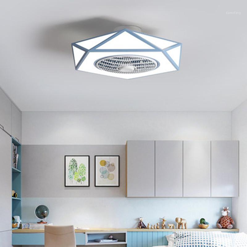 

IKVVT Ultra-thin Ceiling Fan Lamp Modern Minimalist Bedroom Ceiling Fan Lamp Restaurant Living Room Household Silent1