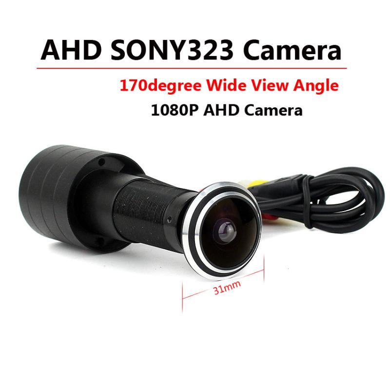 

SONY IMX323 2MP Sensor 1080P Door Eye Hole AHD Mini Peephole Fisheye Camera low Illumination 170 Degrees Surveillance Camera