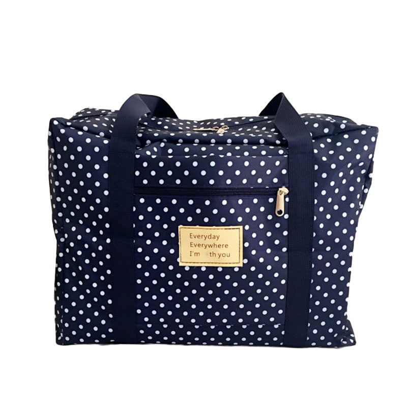 Fashion Oxford Cloth Waterproof Foldable Storage Bag Shoulder Large Capacity Multi function Lagage Travel Bag Luggage-image-749009954