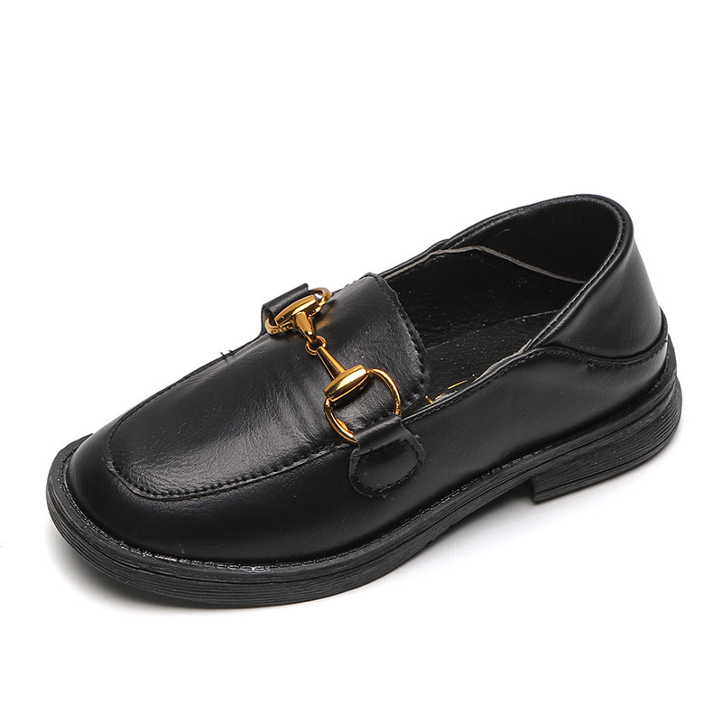 

Spring Autumn Fashion Kids Boys Casual 2020 Girls Leather Children's Loafers Slip-on Boy Girl Shoes 26-36 Soft, Brown