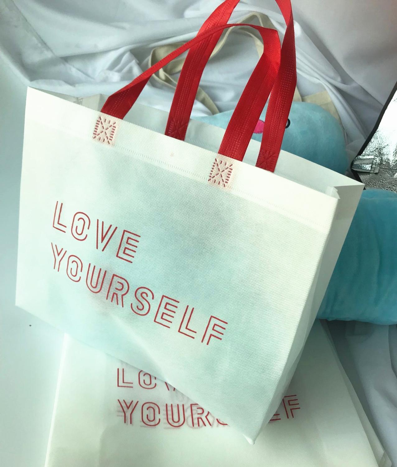 

kpop bag Bangtan Boys Love yourself concert shopping bags around the bag