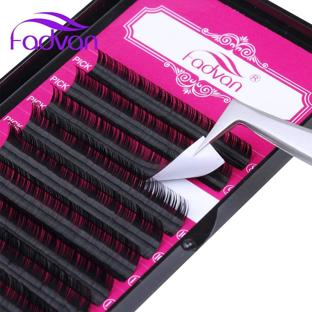 

Fadvan Hot Super Soft 12 Lines Eyelashes Extension for Professional Lash Building Faux Mink Lashes Extensions